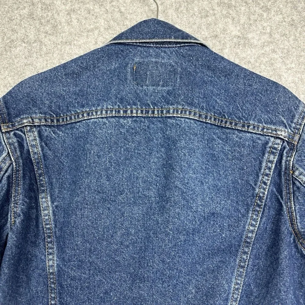 Vintage Levis Type III Trucker Jacket Mens  36R 4 Pockets 80s USA Made 70506*